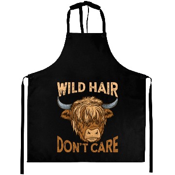 Discover Highland Cow Cattle Scottish Farmer Aprons