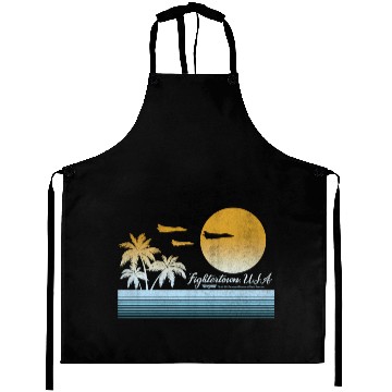 Discover Top Gun Fightertown Usa Sunset Aprons