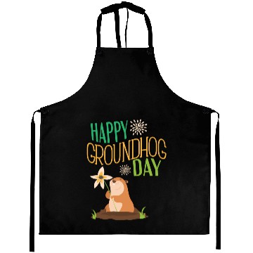 Discover Groundhog Day 2021 Happy Ground Hog Aprons