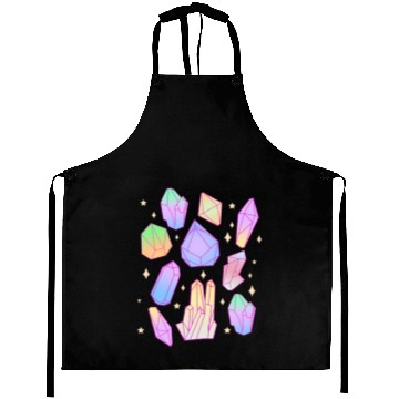 Discover Pastel Goth Magical Crystal Waterfall Kawaii Goth Aprons