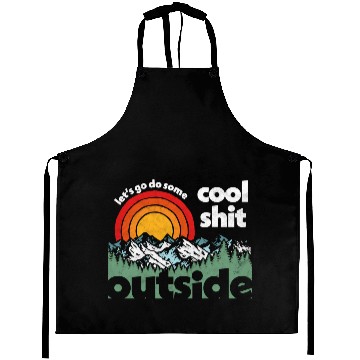 Discover Let'S Do Shit Outside Nature Aprons