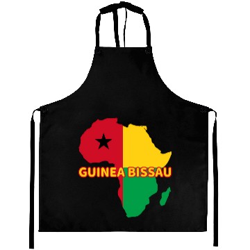 Discover Guinea-Bissau Bissau-Guinean Pride Flag Map Aprons