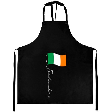 Discover Ireland Signature Flag Pole Elegant Patriotic Aprons