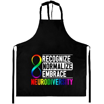 Discover Recognize Normalize Embrace Neurodiversity Adhd Aprons
