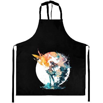 Discover Watercolor Fairy Art Fairycore Grunge Pastel Goth Aprons