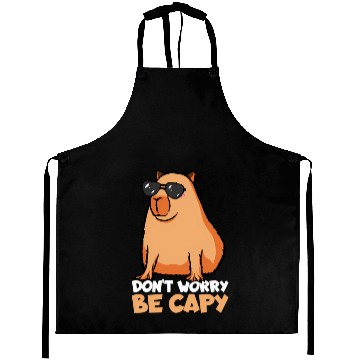 Discover Don'T Worry Be Capy Capybara Aprons