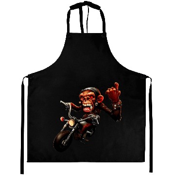 Discover Zombie Raider Monkey Rockstar Aprons