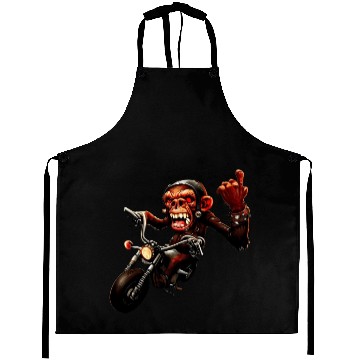 Discover Zombie Raider Monkey Rockstar Aprons