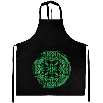 Discover Celtic Knot Irish Shamrock Three Leaf Clover St Aprons