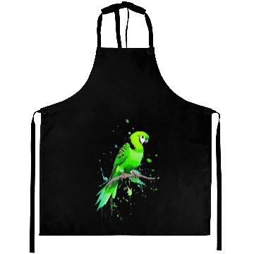Discover A green parakeet ink drawing Aprons
