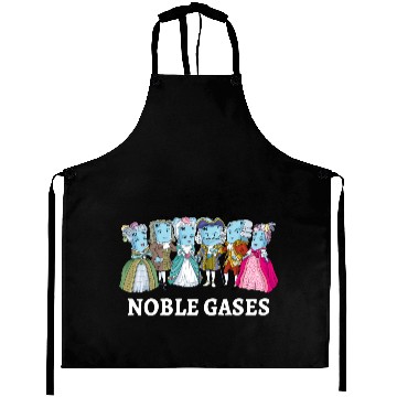 Discover Noble Gases Science Pun Joke Funny Periodic Table Aprons