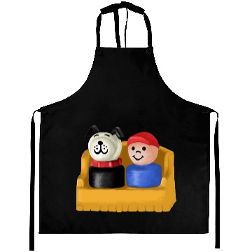 Discover Little People Boy And His Dog Painting Aprons
