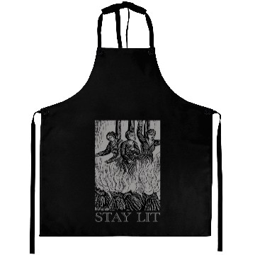 Discover Stay Lit Occult Satan Witch Unholy Baphomet Tarot Aprons