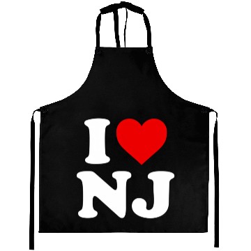 Discover I Love Nj Heart New Jersey Aprons