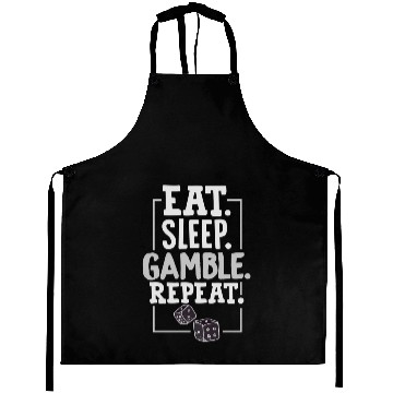 Discover Casino Eat Sleep Gamble Repeat Dice Craps Aprons