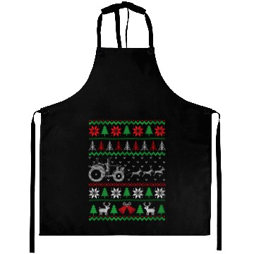 Discover Tractor Ugly Farmer Farming Aprons