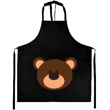 Discover Brown Face Teddy Bear Lover Aprons
