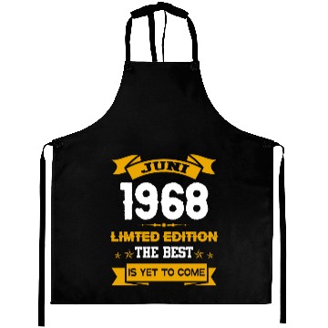 Discover June 1968 Birthday Surprise Aprons