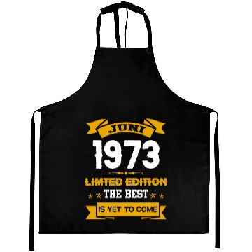 Discover June 1973 Birthday Surprise Aprons