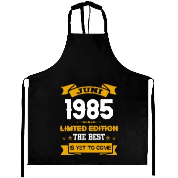 Discover June 1985 Birthday Surprise Aprons