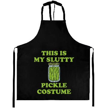 Discover This Is My Slutty Pickle Costume Aprons