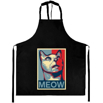 Discover Cat - 'MEOW' Aprons