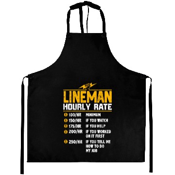 Discover Lineman Hourly Rate Aprons