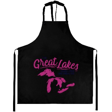 Discover Great Lakes Shark Free Unsalted Summer Vacation Aprons