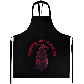 Discover Peaceful Not Harmless Aprons