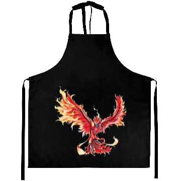 Discover Phoenix From The Ashes Mythical Fire Bird Phoenix Aprons