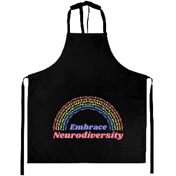 Discover Embrace Neurodiversity Rainbow Aprons