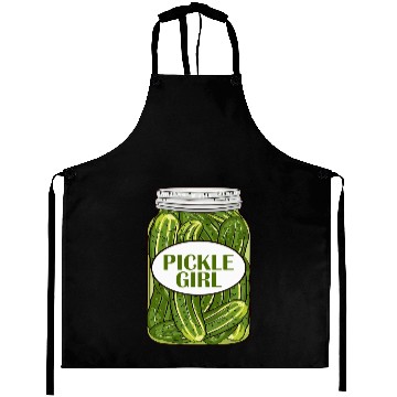 Discover Pickle Girl Who Loves Pickles Aprons