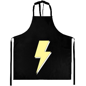 Discover Aesthetic Pastel Yellow Lightning Bolt Aprons