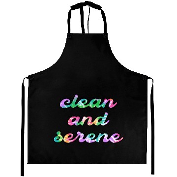 Discover Clean and Serene tie dye Aprons