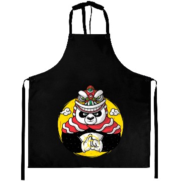 Discover Lion Dance Panda Aprons