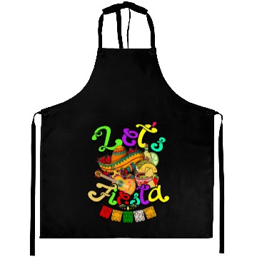 Discover Cinco De Mayo Mexican Guitar Cactus - Mexican Aprons