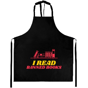 Discover I Read Banned Books Aprons