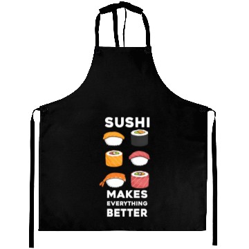 Discover Sushi You Maki Miso Happy Sushi Makes Everything Aprons