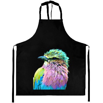 Discover Bird colored colorful bird lover Aprons