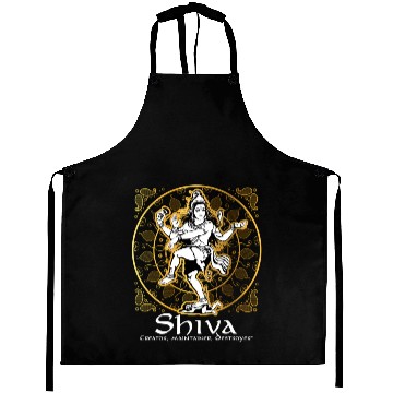 Discover Shiva 'Creator Maintainer Destroyer' Hindu Gods Aprons