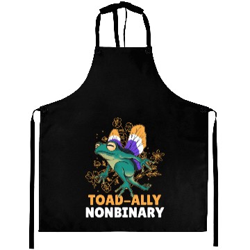 Discover Toad-Ally Nonbinary Aprons