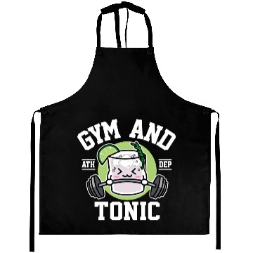 Discover Gym And Tonic Cute Drink And Workout Aprons