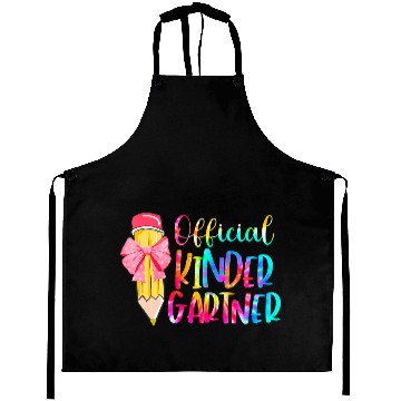 Discover Official Kindergartener Crayon Back to School Aprons