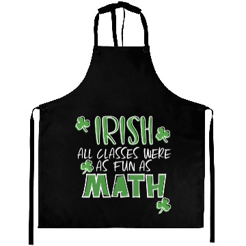 Discover St Patric Day Math Teacher Student Irish Pun Aprons