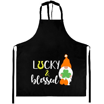 Discover Lucky And Blessed Aprons