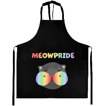 Discover Meow Pride with Cat Design Aprons for Pride Month