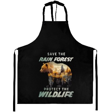 Discover Save the Rain Forest Protect Wildlife Care Aprons