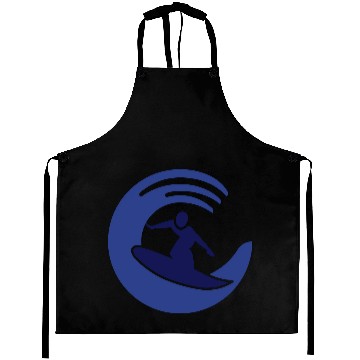 Discover surfing logo Aprons