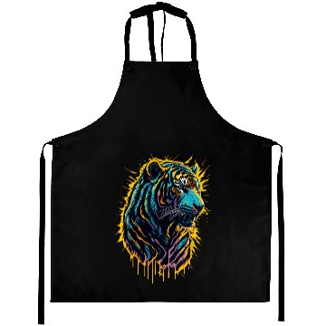 Discover Tiger Neon Aprons