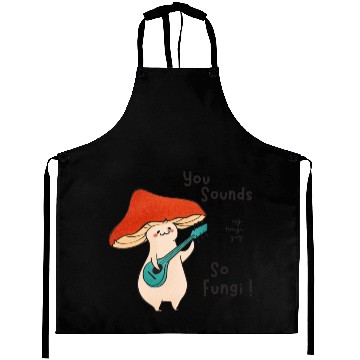 Discover funny mushroom farmer Aprons